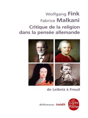 cover image of Critique de la religion dans la pensée allemande du XVIIIe au XXe siècles